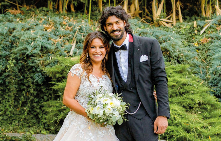 Le bonheur de Carla Baía et Rahim Samcher le jour de leur mariage